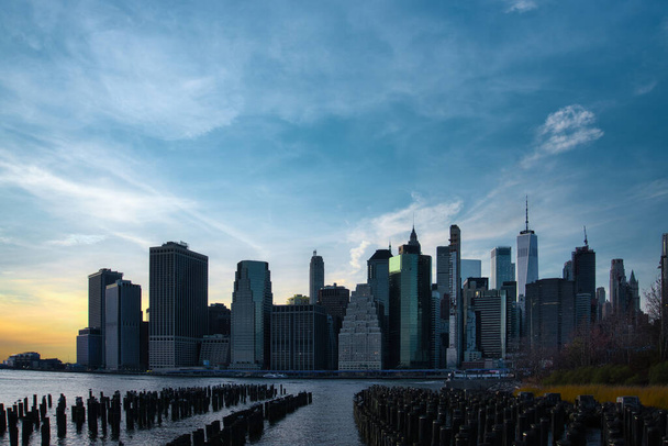 New York City panorama s mrakodrapy - Fotografie, Obrázek