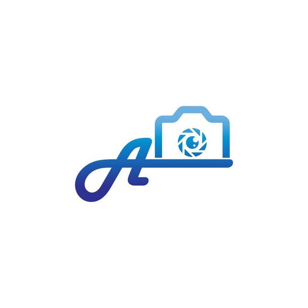Літера Логотип фотографії поєднується з шаблоном піктограми камери
 - Вектор, зображення