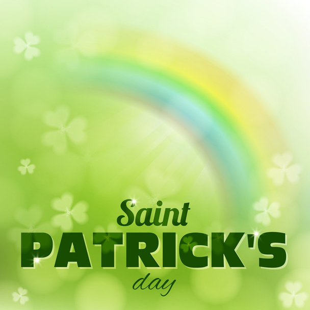 St. Patrick fondo del día - Vector, imagen