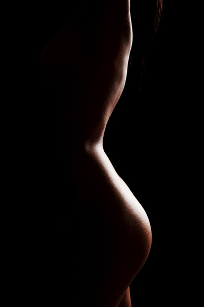Sexy body nude woman. - Fotó, kép