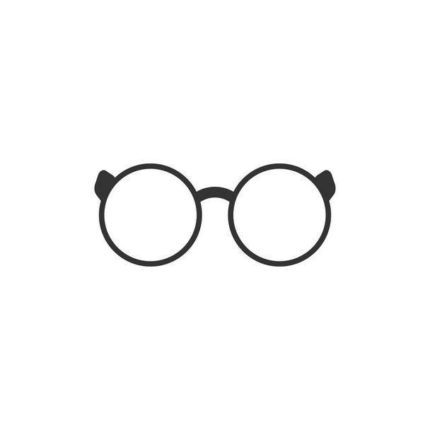 Stílusos hipster szemüveg modern és kreatív stílusban. - Vektor, kép