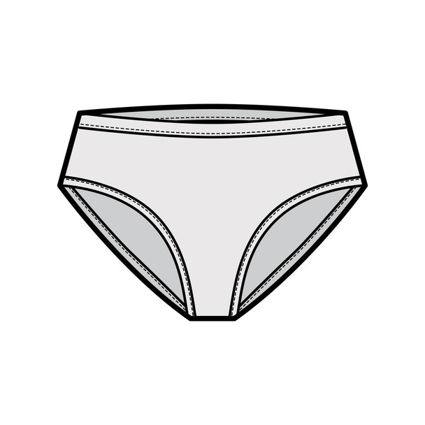 Set silhouettes female underwear Royalty Free Vector Image