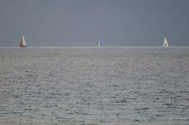 Διατλαντική κούρσα από το νησί Γκραν Κανάρια. - Φωτογραφία, εικόνα