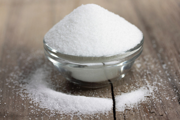 Valkoinen sokeri - Valokuva, kuva