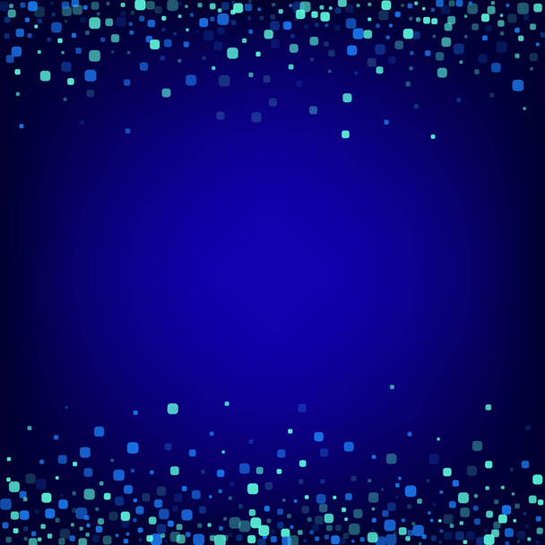 Blue Rhombus Celebration Blue Vector Background.  - Vecteur, image