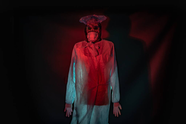Halloween Character Mr. Covid 2020 - Valokuva, kuva