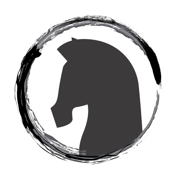 馬のデザイン  - ベクター画像