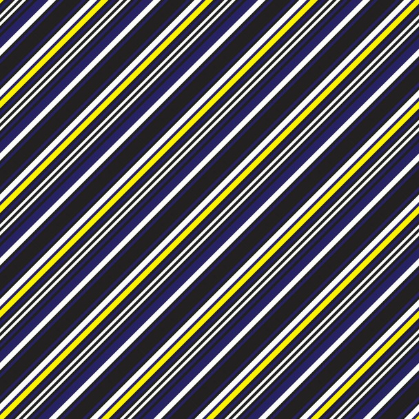 Gelber diagonal gestreifter nahtloser Musterhintergrund für Modetextilien, Grafiken - Vektor, Bild