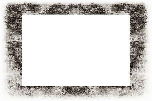 Stary grunge obrane Odlewane Tynk malowany ramki ściennej z abstrakcyjną antyczną popękaną teksturą. Retro Stucco podrapany wzór. Puste miejsce na obraz, tekst. Prostokąt poziomy 3: 2 Aspekt Wskaźnik Banner - Zdjęcie, obraz