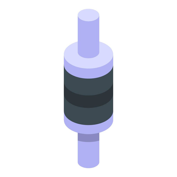 Diode led icon, isometric style - Vecteur, image