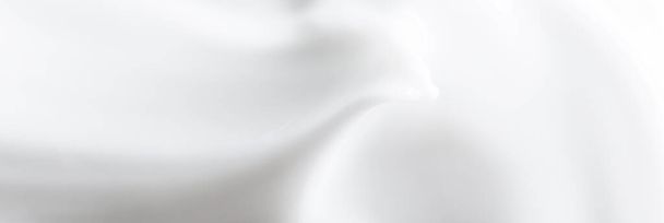 Чистый белый крем текстура в качестве фона, мытье рук сливочное мыло и органические косметические - Фото, изображение