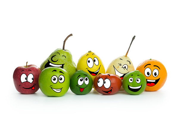 Personajes de dibujos animados de frutas
  - Foto, Imagen