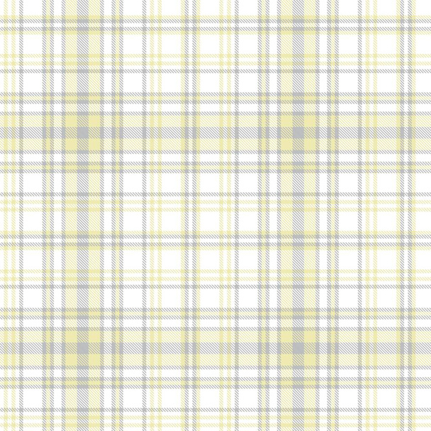 Sárga Glen Plaid texturált zökkenőmentes minta alkalmas divat textil és grafika - Vektor, kép