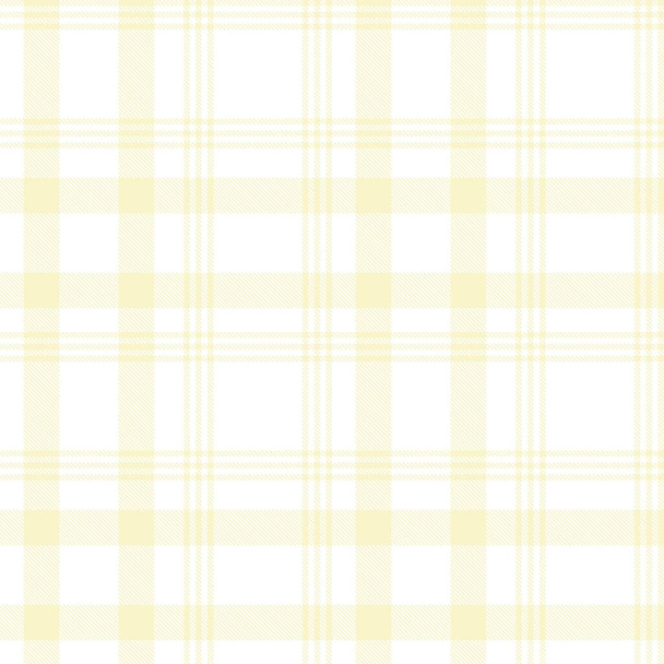 Żółty Glen Plaid teksturowany bezszwowy wzór nadaje się do tkanin mody i grafiki - Wektor, obraz