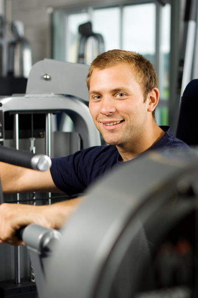 Handsome man working out - Photo, image