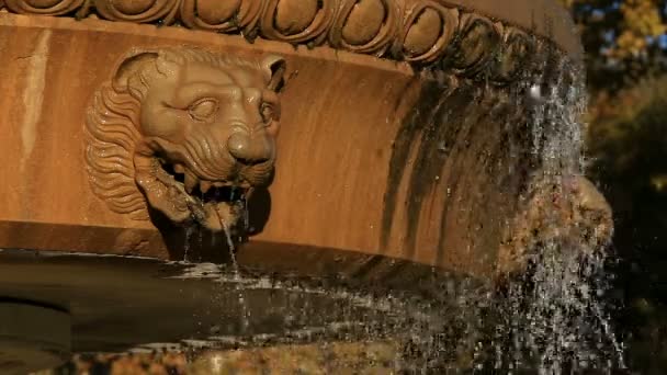 The fountain Pradier, Esplanade Charles de Gaulle, Nimes, Gard, France - Footage, Video