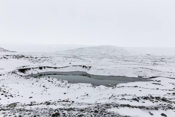 A glacial meltwater in Iceland - Zdjęcie, obraz
