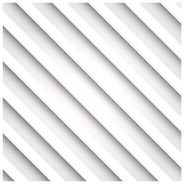 Abstract 3D stripe background, white, vector illustration - Vector, Image