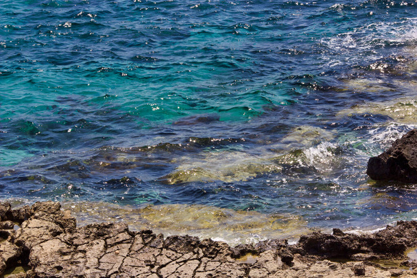 A beautiful clear water in Larnaca, Cyprus - Foto, Imagem