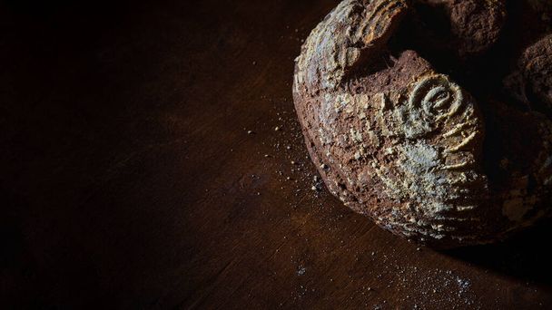 Un gros plan de délicieux pain sans gluten - Photo, image