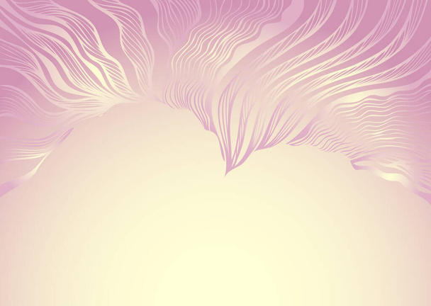 Шаблонний фон з абстрактним візерунком лінії в рожевих бузкових кольорах для візитної картки або листівки або для упаковки косметики або парфумів або для етикетки
 - Вектор, зображення