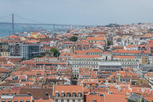 Lisszabon városának felfedezése Portugáliában. Romantikus hétvége Európában. - Fotó, kép