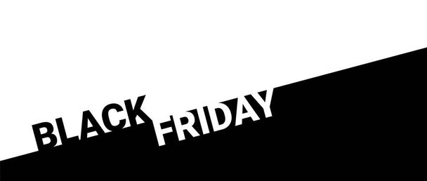 concept of black friday sale banner - Vector, Image