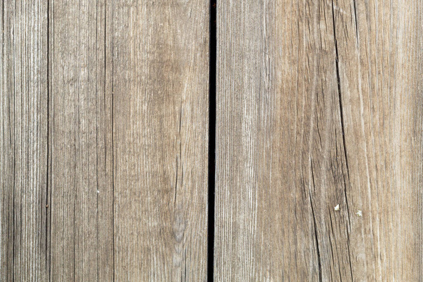 Old Weathered Cracked Grayish Wood Texture Useful For Backgrounds and Overlays - Photo, Image