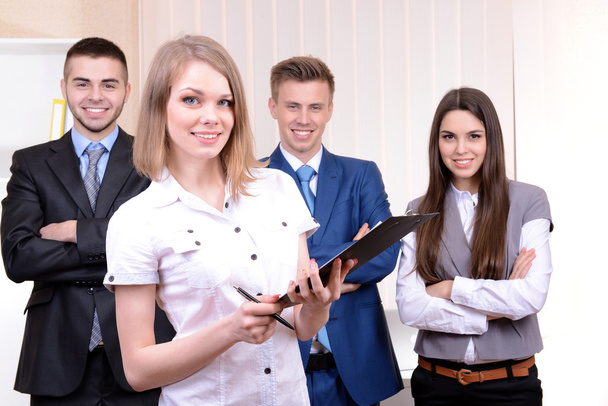 Successful young businesspeople at office - Foto, immagini