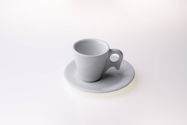 Coffee cup on white background - Foto, afbeelding