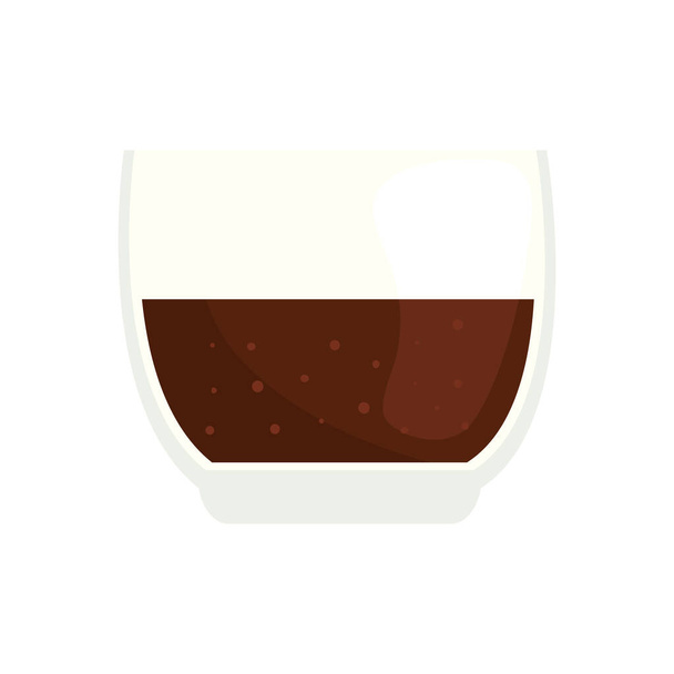 café vidrio taza vector diseño - Vector, Imagen