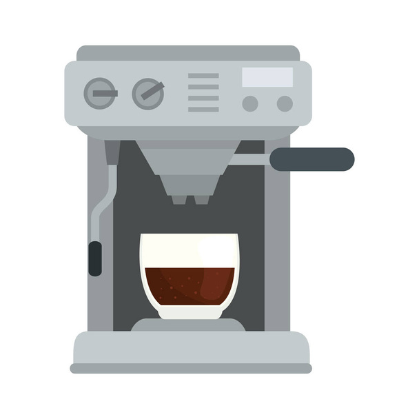Kaffeemaschine mit Glasbecher-Vektor-Design - Vektor, Bild