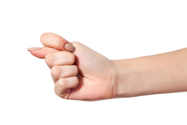 Hand is showing a fig sign - Фото, зображення