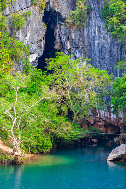 Phong Nha, Ke Bang mağarası, Bo Trach, Quang Binh, Vietnam, Kara Mağara 'da inanılmaz, harika bir mağara. - Fotoğraf, Görsel