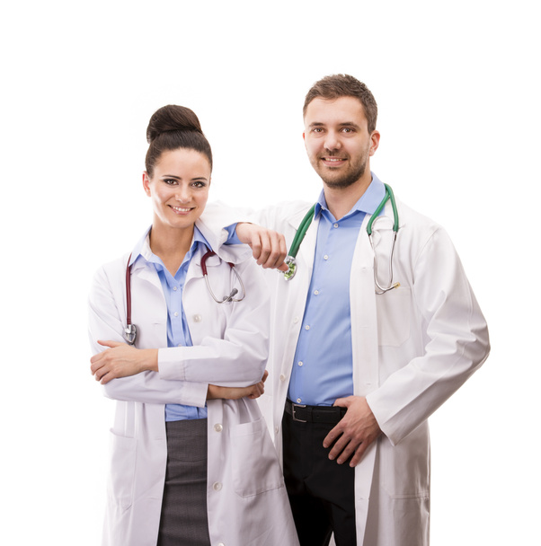 A medical team of doctors - Foto, Imagem