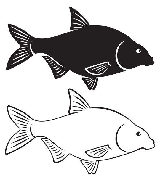 Τσιπούρα ψάρι - Διάνυσμα, εικόνα