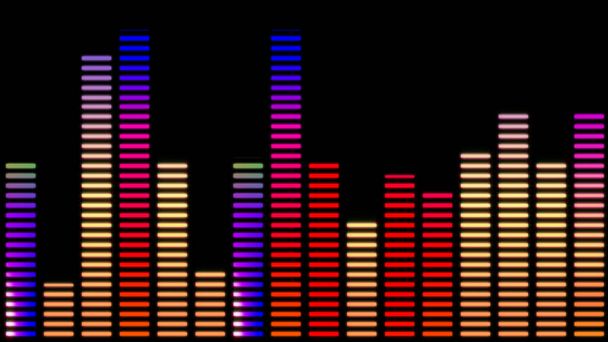 Digitaalinen taajuuskorjain bar kaavio, ääni taajuuskorjain Abstrakti taustakuva - Valokuva, kuva