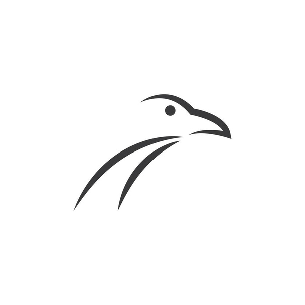 bird illustration  logo design - Vector, Image