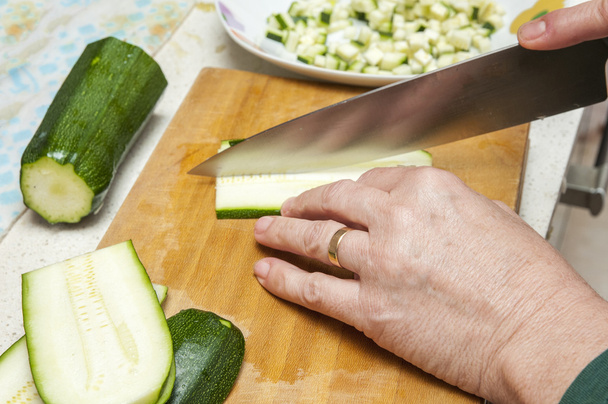 cook cucumber cut  - Photo, Image