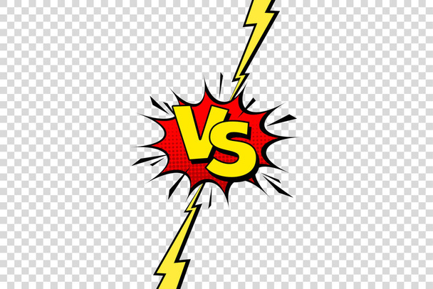 Versus background vs battle competition mma Vector Image