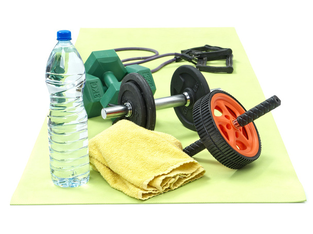 Fitnesstraining-Set - Foto, Bild