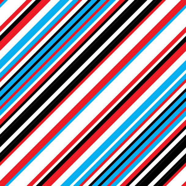 Płynny wzór z ukośnymi kolorowymi liniami - Wektor, obraz
