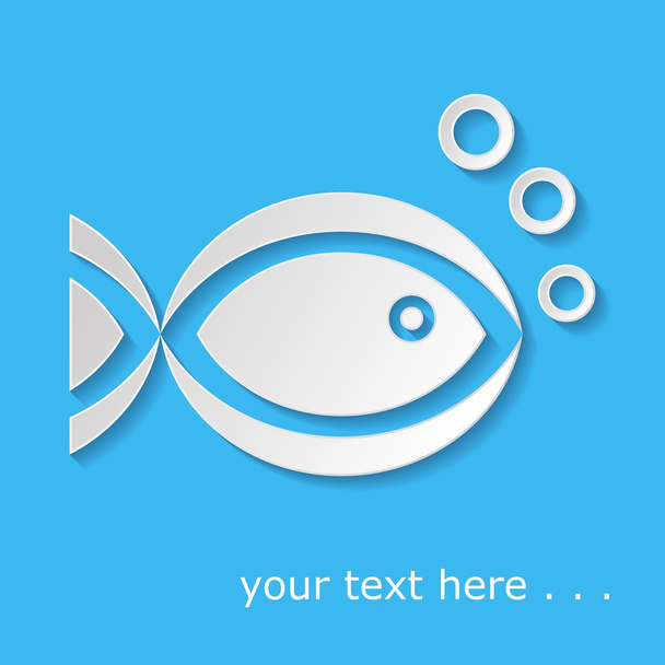 Fish icon - Вектор,изображение