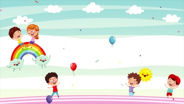 Csoport Vicces Gyermekek Játék - Felvétel, videó