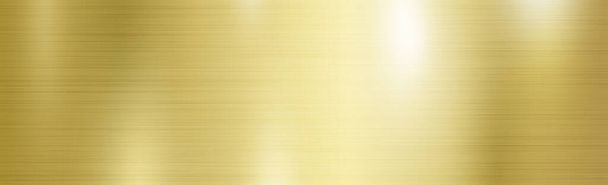 Panoramic texture of gold with glitter - Vector illustration - Vector, Image