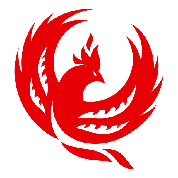 Firebird. Ilustração abstrata para seus projetos - Vetor, Imagem