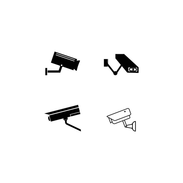 Šablona návrhu vektorového ilustrace ikon CCTV - Vektor, obrázek