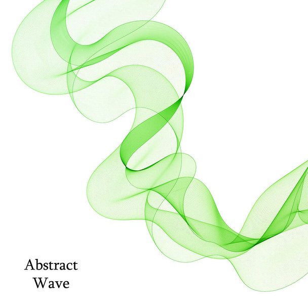 Vecteur abstrait lignes d'onde colorées y fond blanc. Éléments de design moderne - Vecteur, image