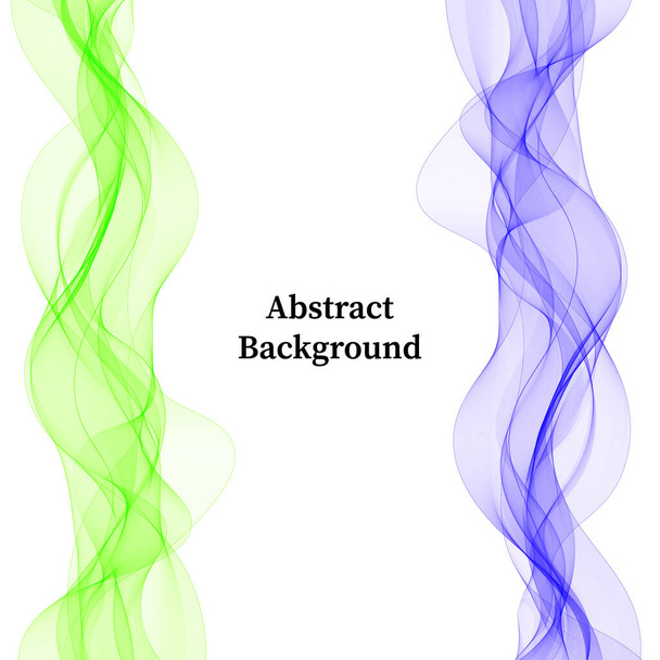 抽象的な色の波セット。ベクトル設計要素 - ベクター画像