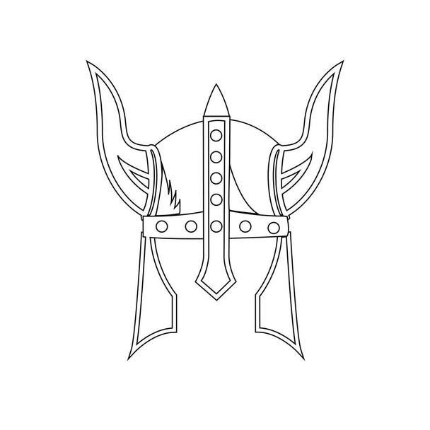 Viking logo stock vektor šablona - Vektor, obrázek